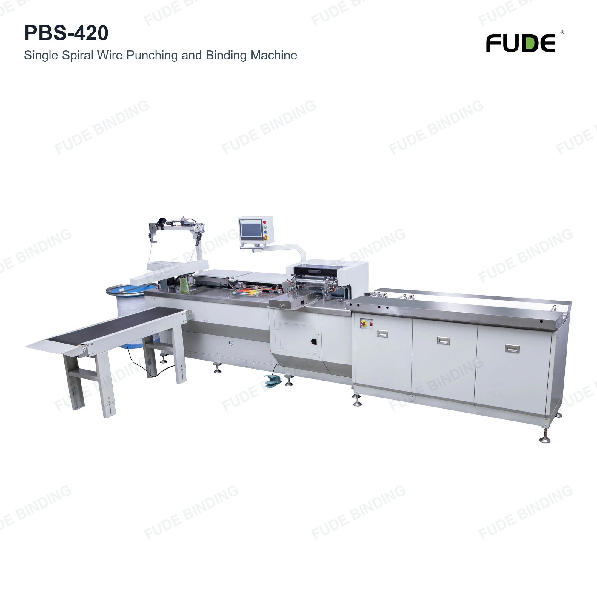 PBS-420 Automatische Spiralstanz- und Bindemaschine
